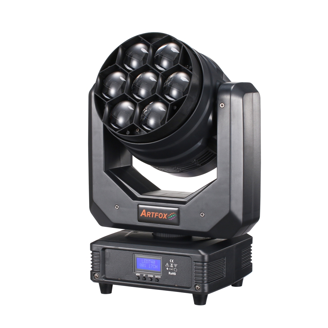 LED Moving Head:Beam Wash 2-in-1, 7x40w RGBW